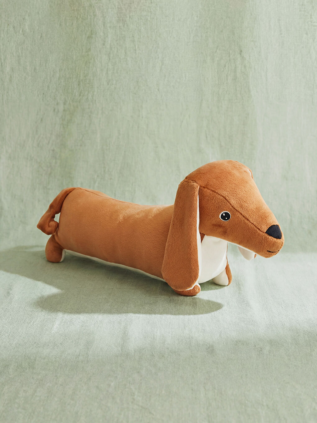 Sarı Köpek Figürlü Bebek Kırlent	