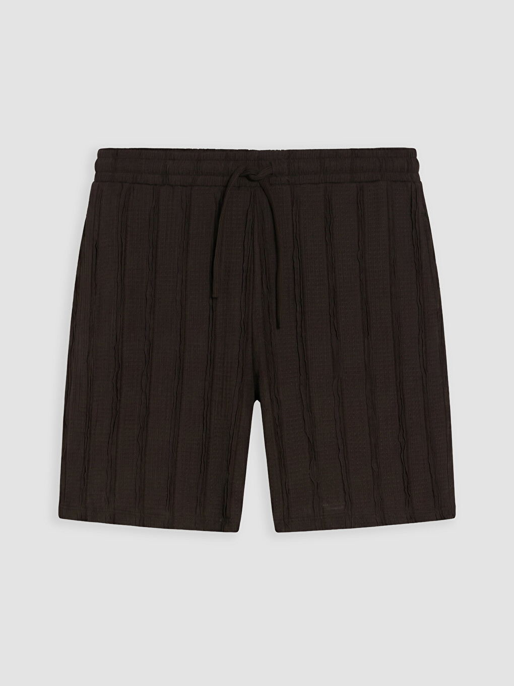 Elastic Waist Striped Women's Shorts-4