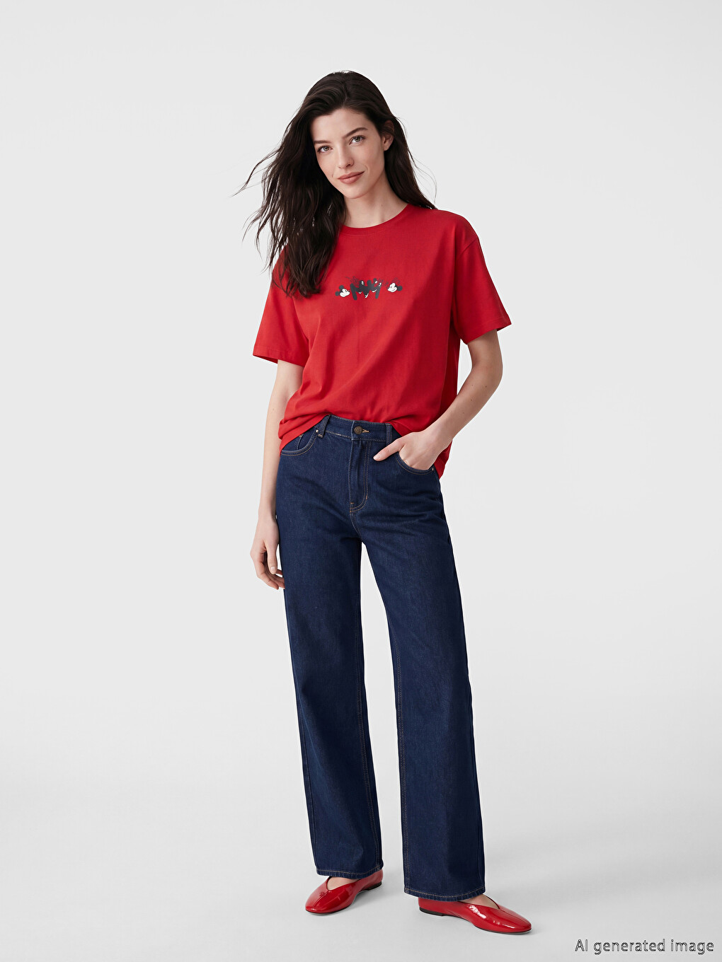 Tricou Rosu Femeie-1