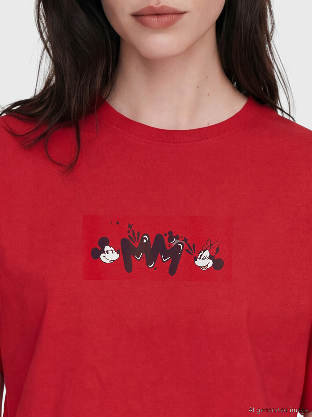 Tricou Rosu Femeie-2