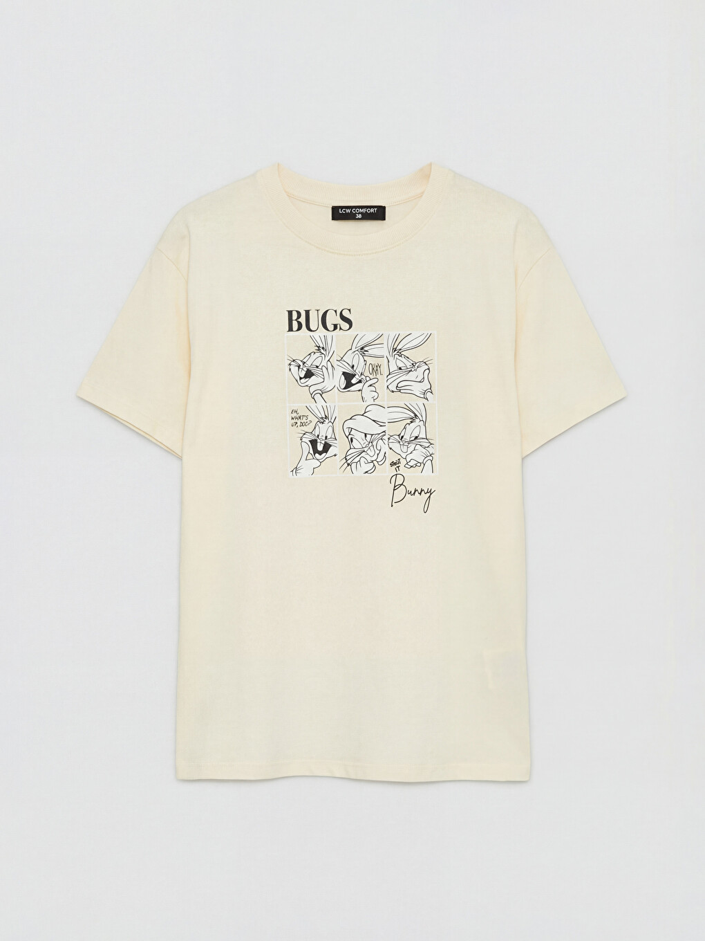 Woman Beige T-shirt-4