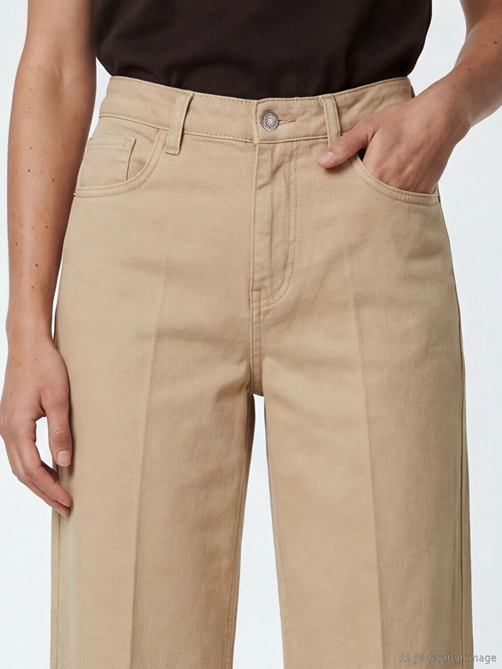 Wide Leg Women's Jeans-2