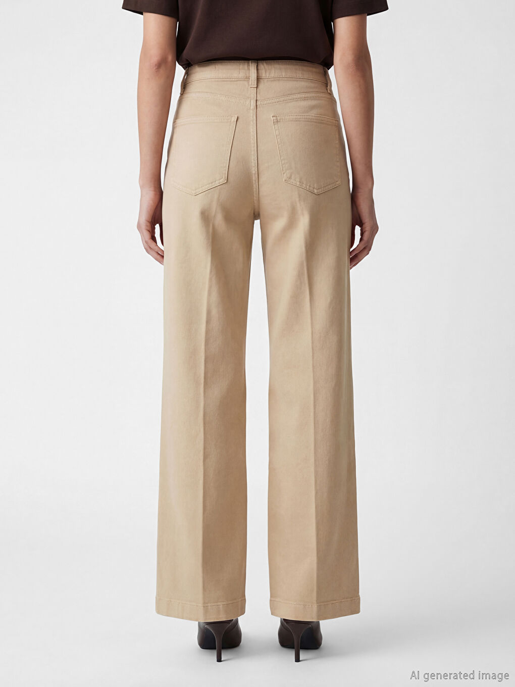 Wide Leg Women's Jeans-3