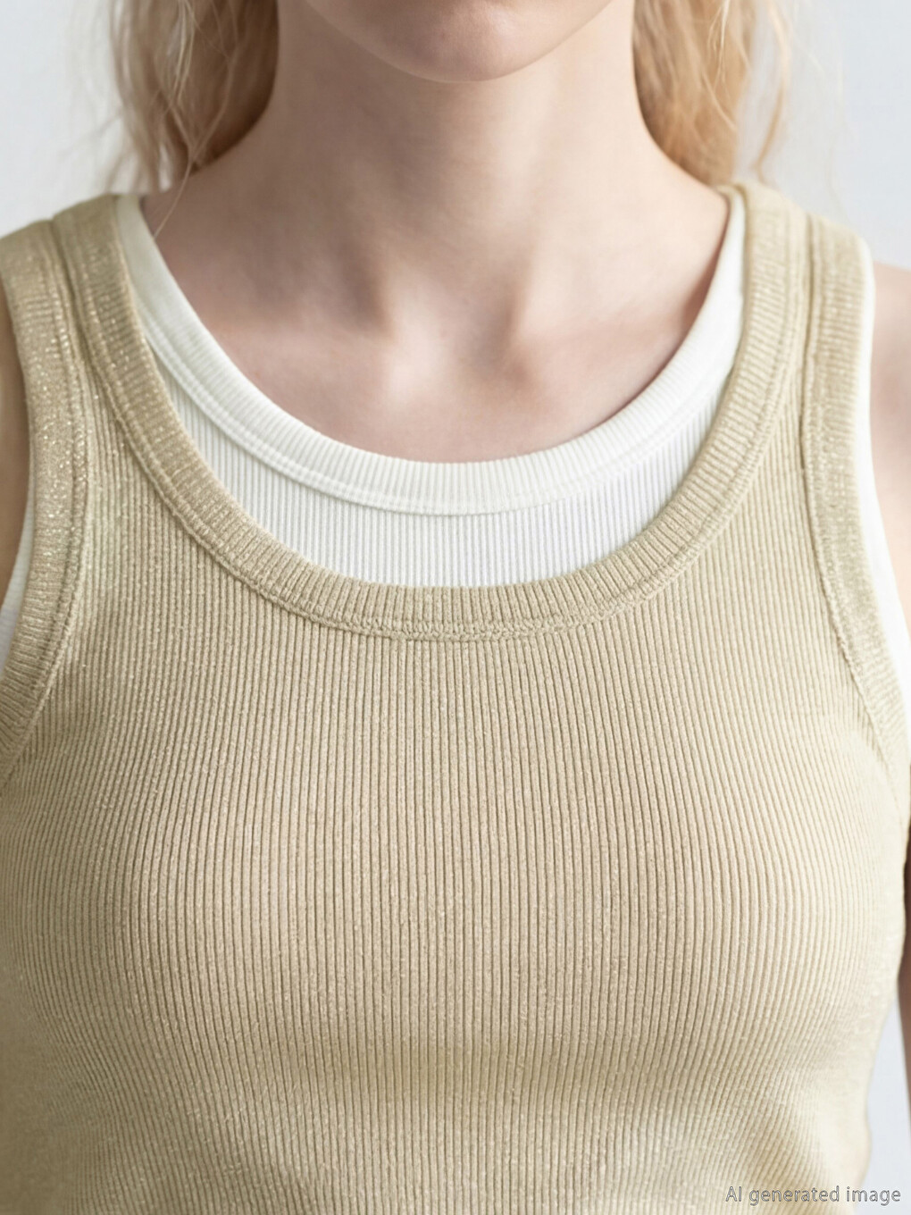 U Neck Women's Tank Top-2