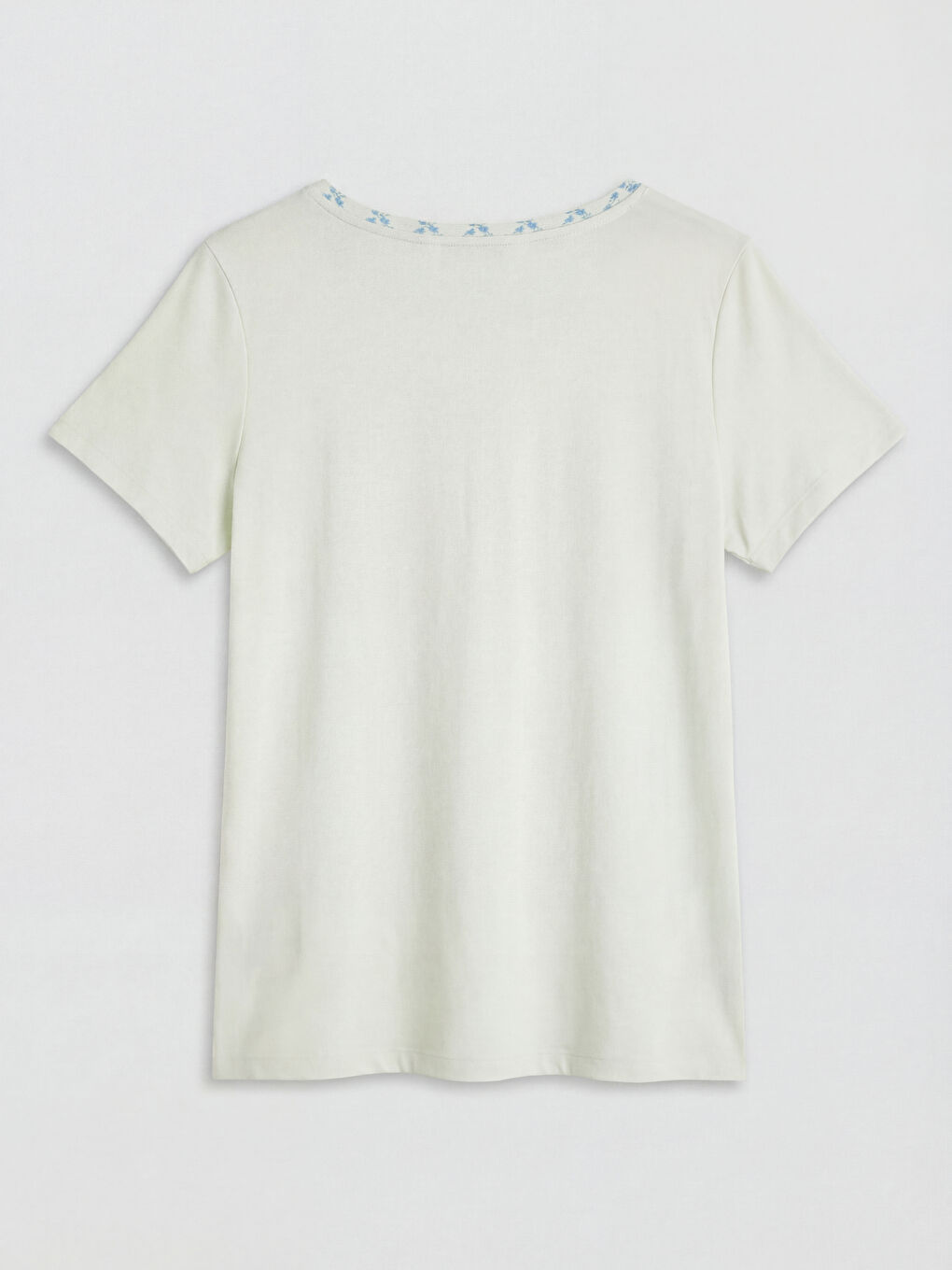 Yeşil Çiçekli Kadın Pijama Takım-2