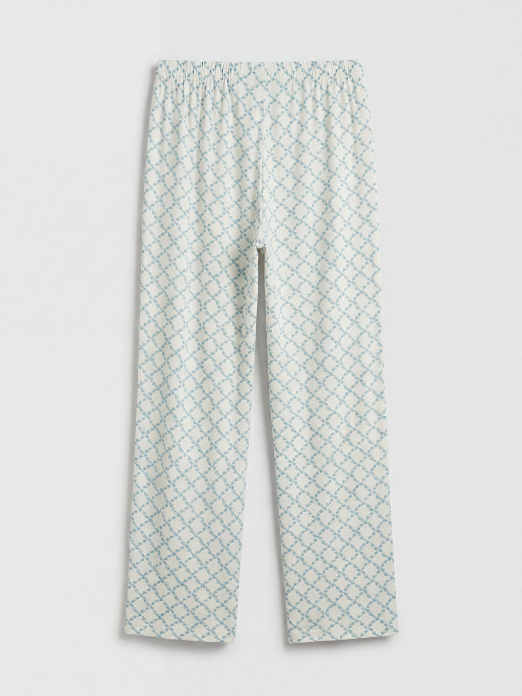 Yeşil Çiçekli Kadın Pijama Takım-5