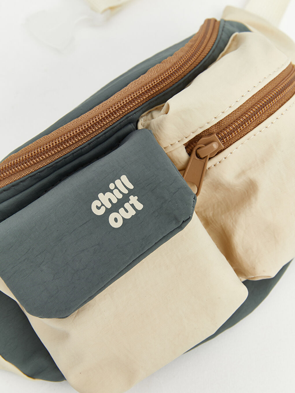 Yeşil Çok Bölmeli Erkek Bebek Göğüs Çantası-1