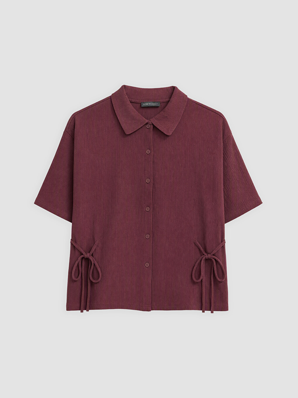 Woman Plum Shirt Tunic