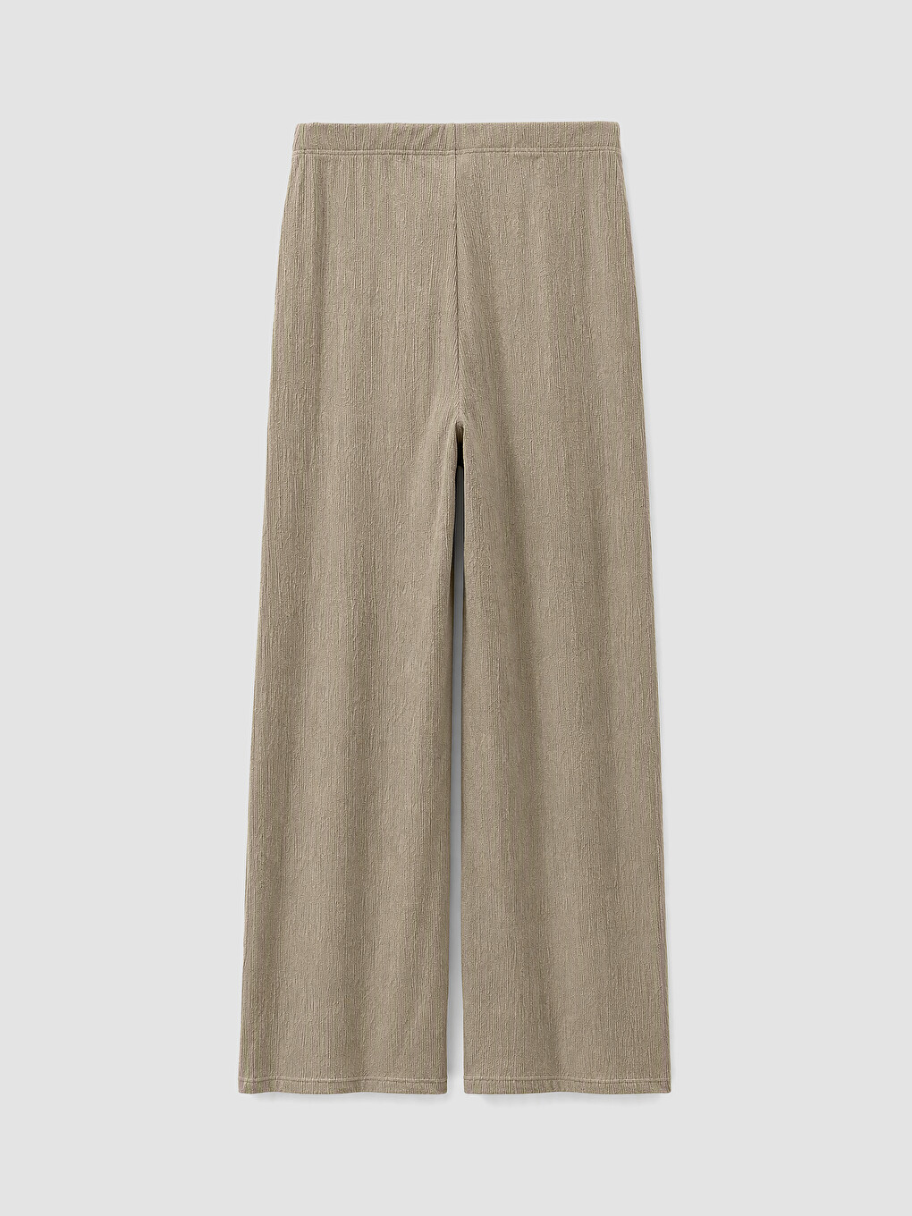 Elastic Waist Textured Women's Pants-1