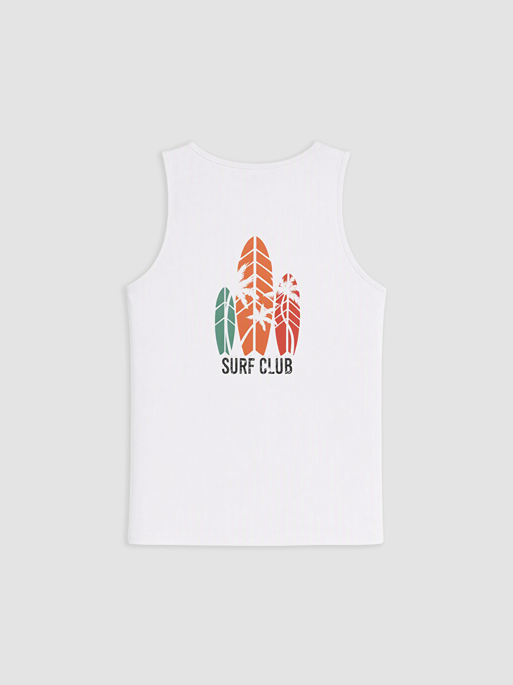 Man White Tank Top-1