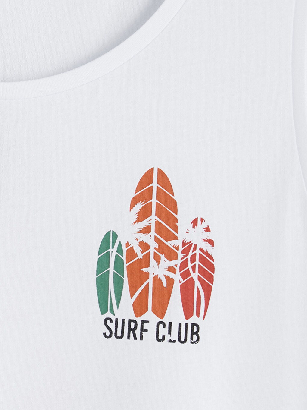 Man White Tank Top-2