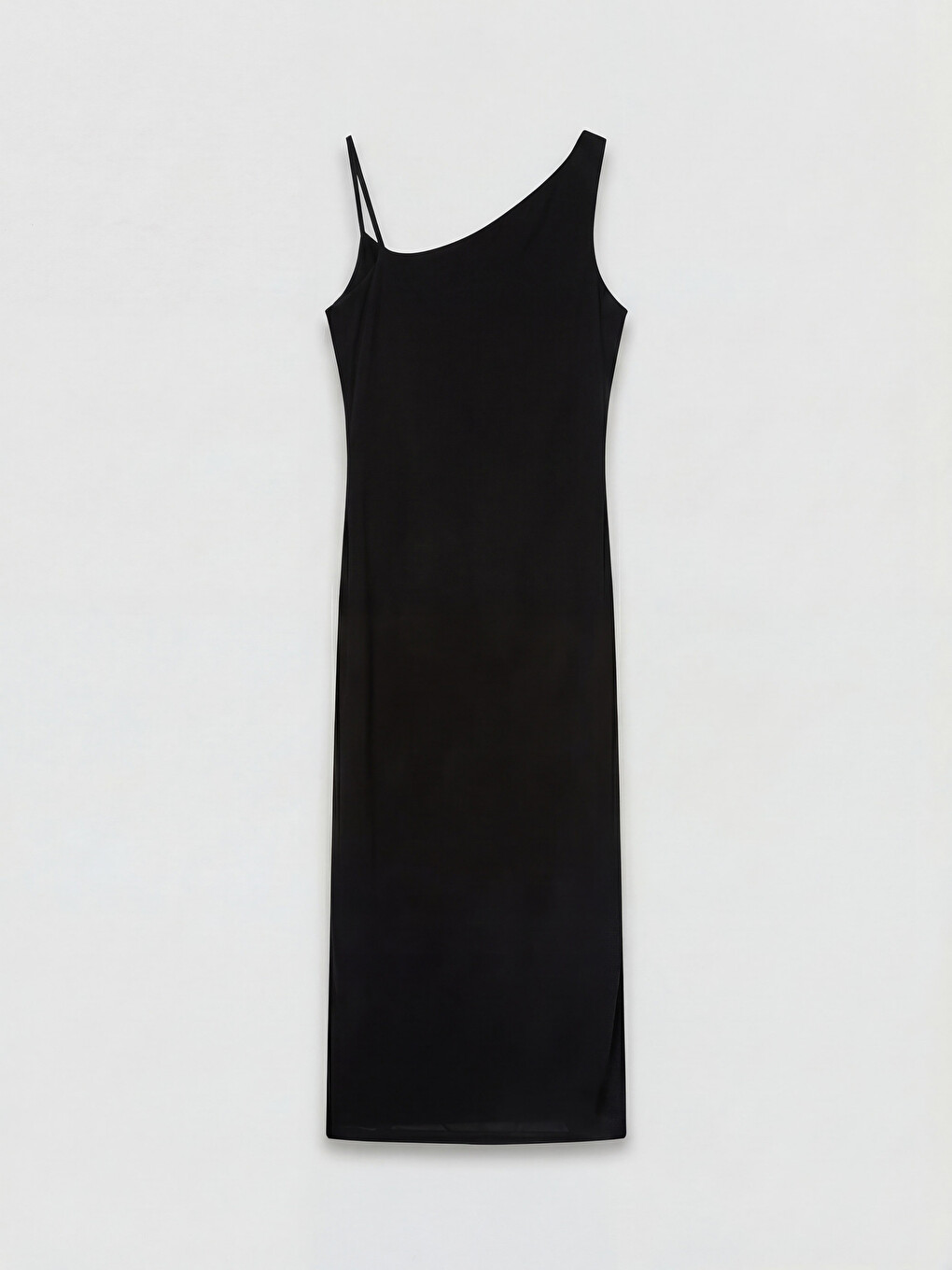 Cowl Neck Slit Bodycon Dress-5