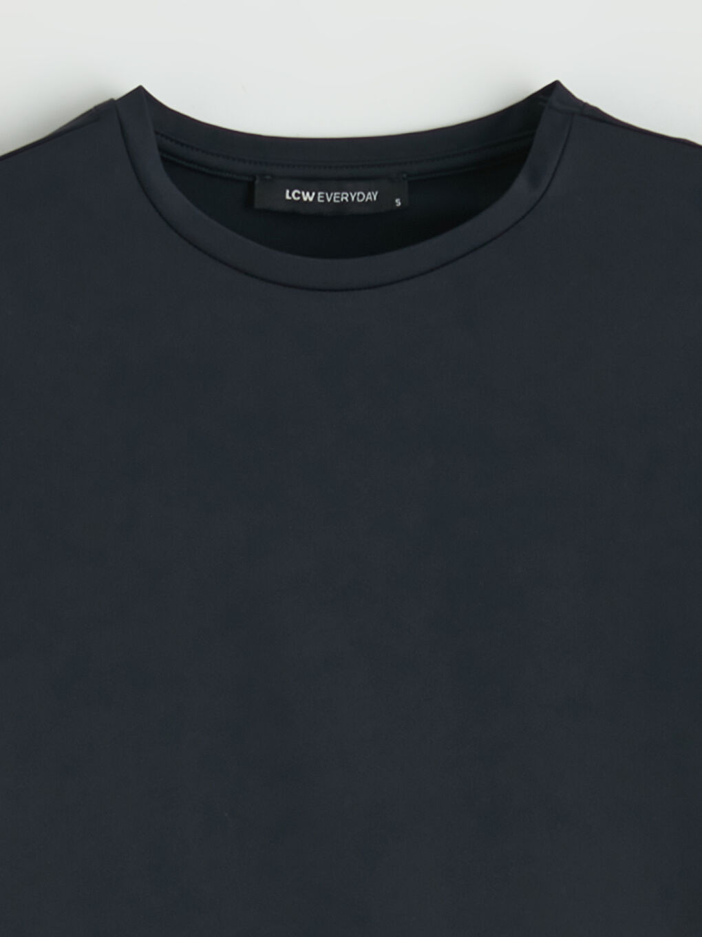 Siyah Bisiklet Yaka Kadın Body-5