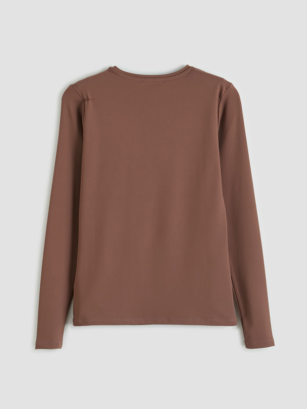 Kahverengi Bisiklet Yaka Kadın Body-1