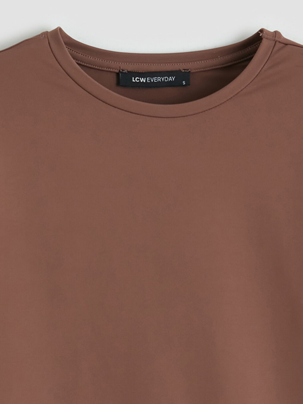 Kahverengi Bisiklet Yaka Kadın Body-2