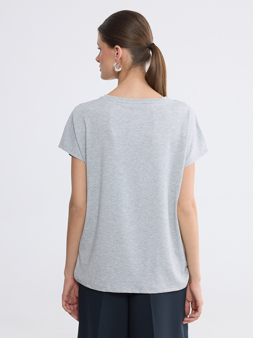 Tricou Gri Femeie-3