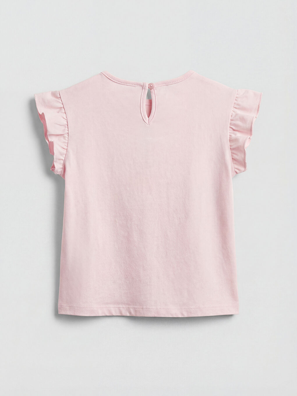 Pembe Minnie Mouse Baskılı Kız Bebek Tişört ve Şort-4