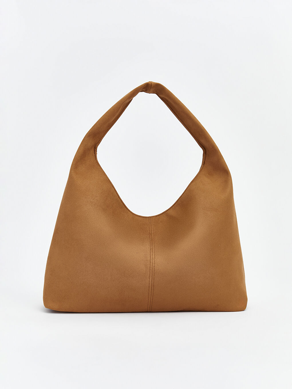 Kahverengi Kadın Süet Moon Çanta