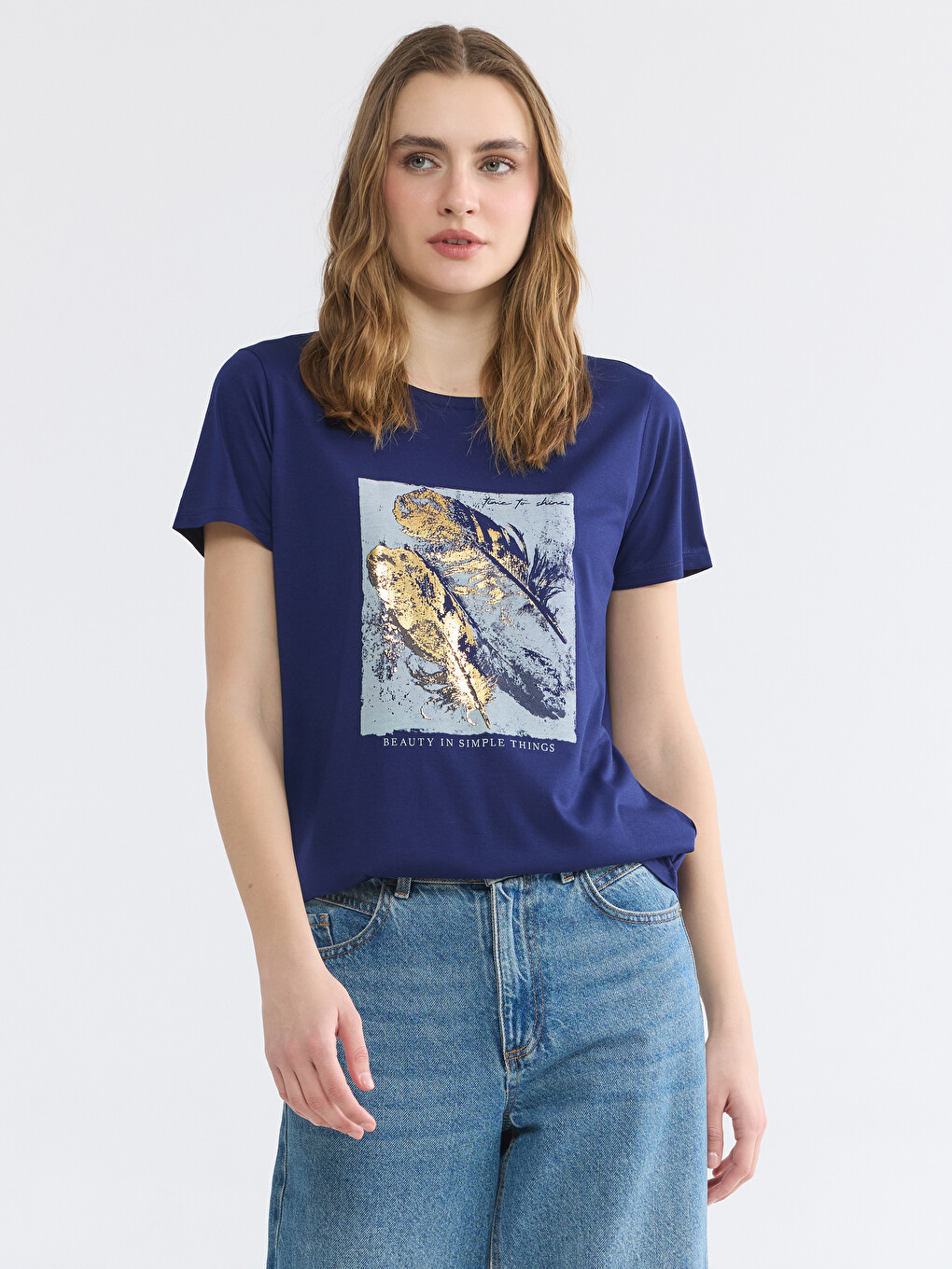 Bedrucktes 100% Baumwolle Damen T-Shirt