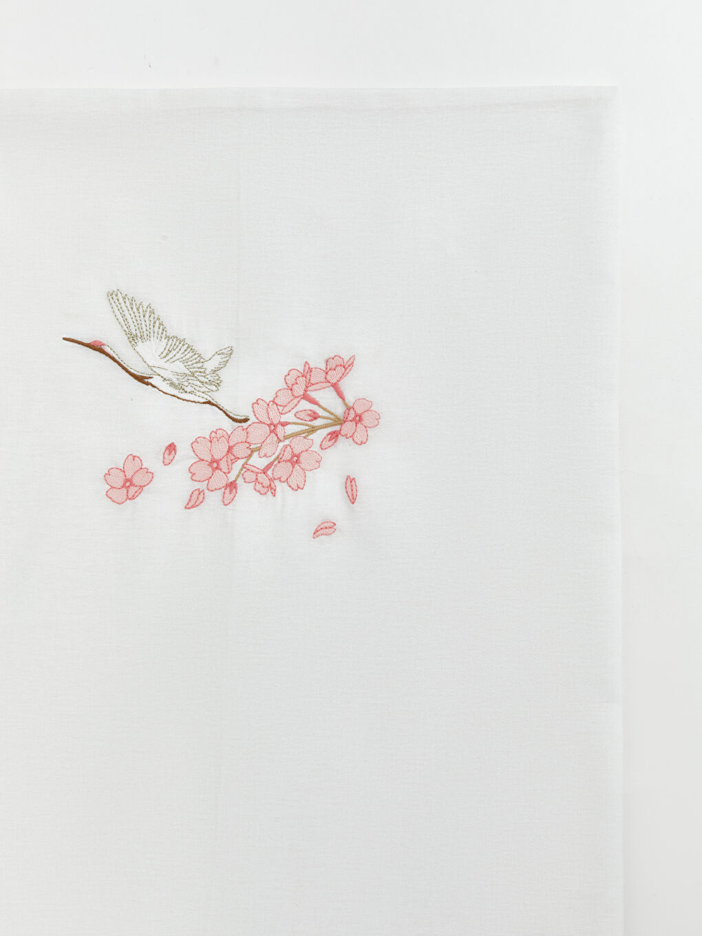 Karışık Çiçek Desenli Pamuklu Çift Kişilik Pike-1