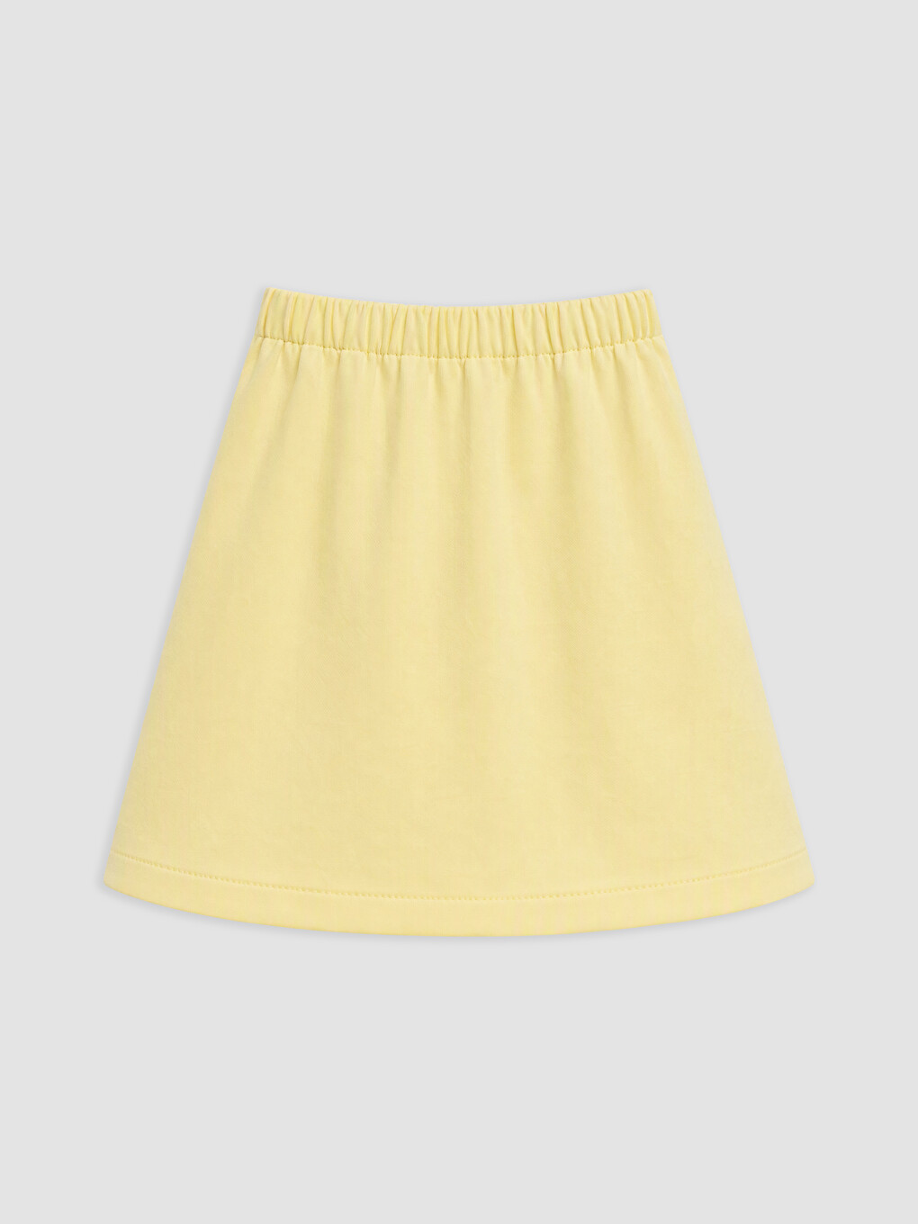 Bow Accessorized Girls' Gabardine Skirt-1