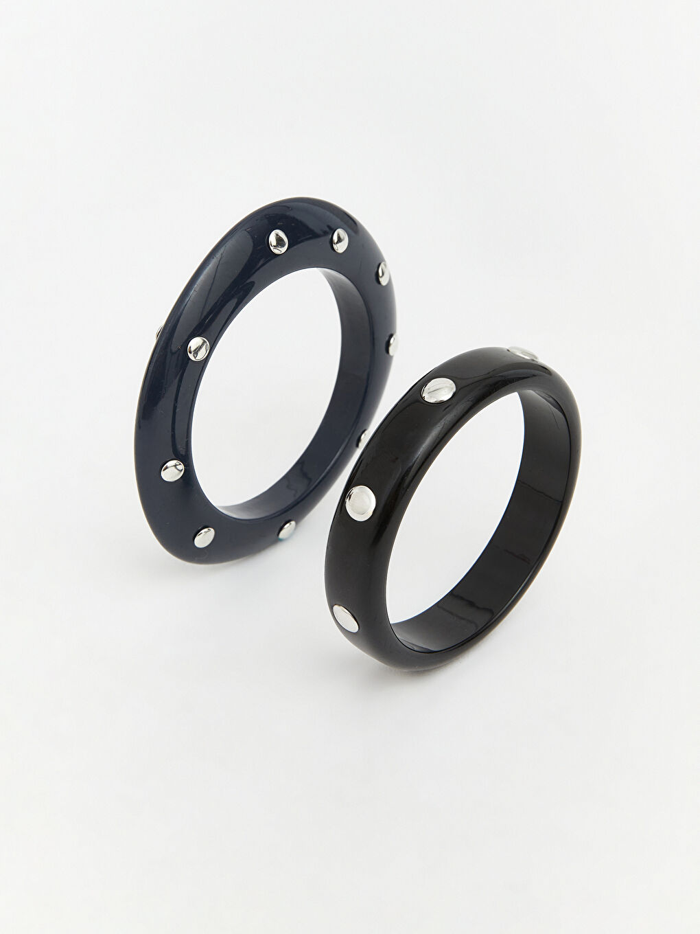 Karışık Taşlı Kadın Bileklik Seti 2'li-1