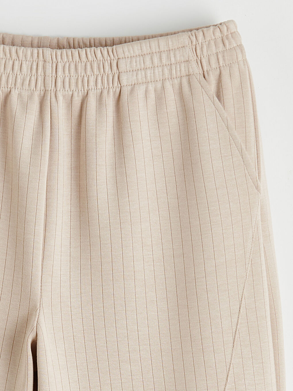 Bej Baskılı Kız Çocuk Soft Touch Tişört ve Eşofman Altı-5