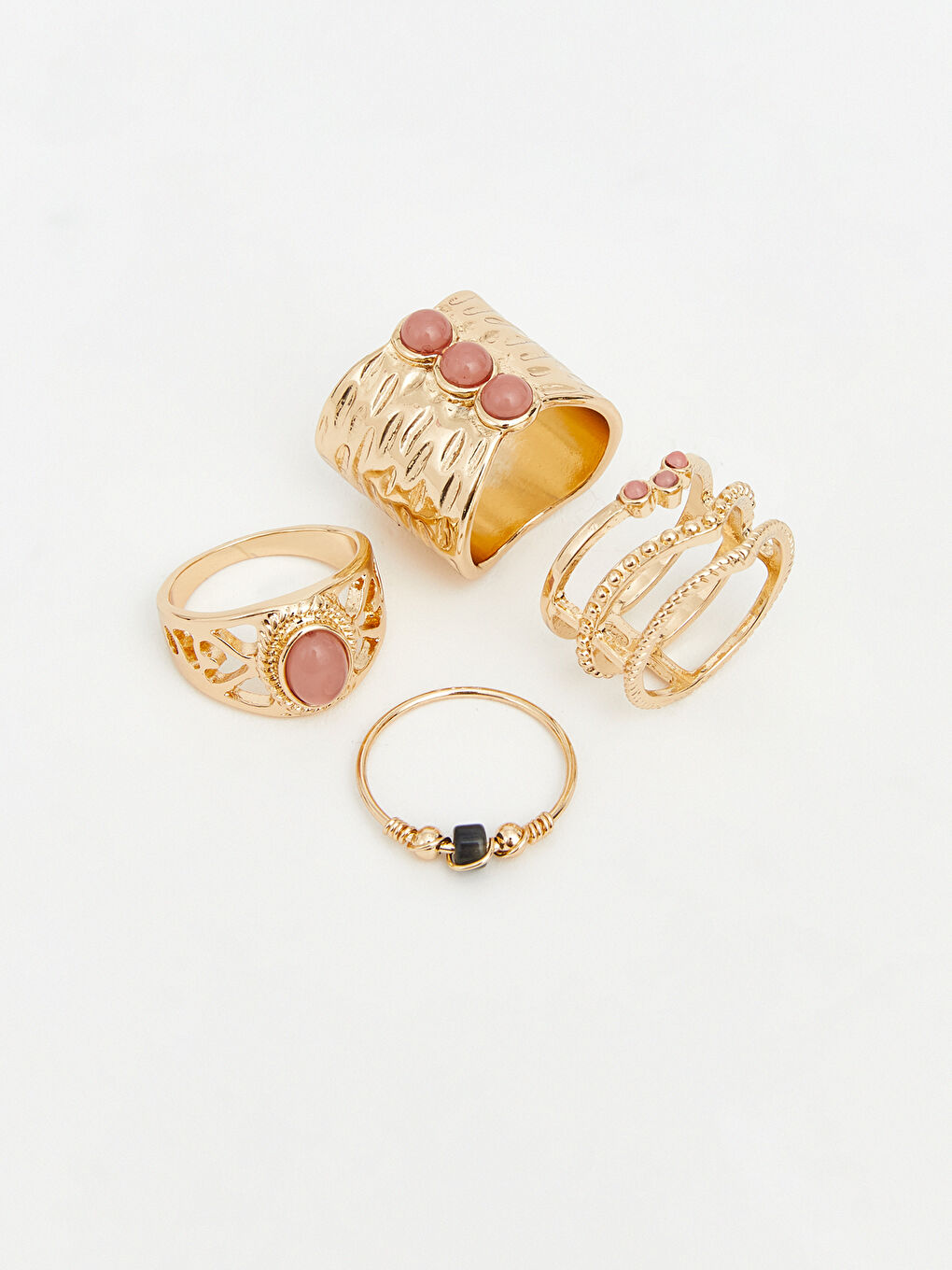 Sarı Kadın Takı Seti 4'lü