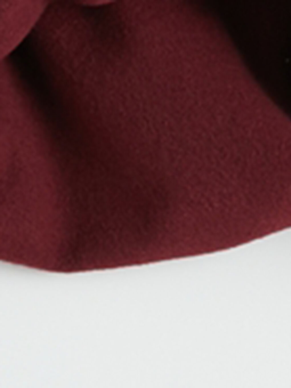 Bordo Mickey Mouse Baskılı Erkek Çocuk Kalın Sweatshirt-1