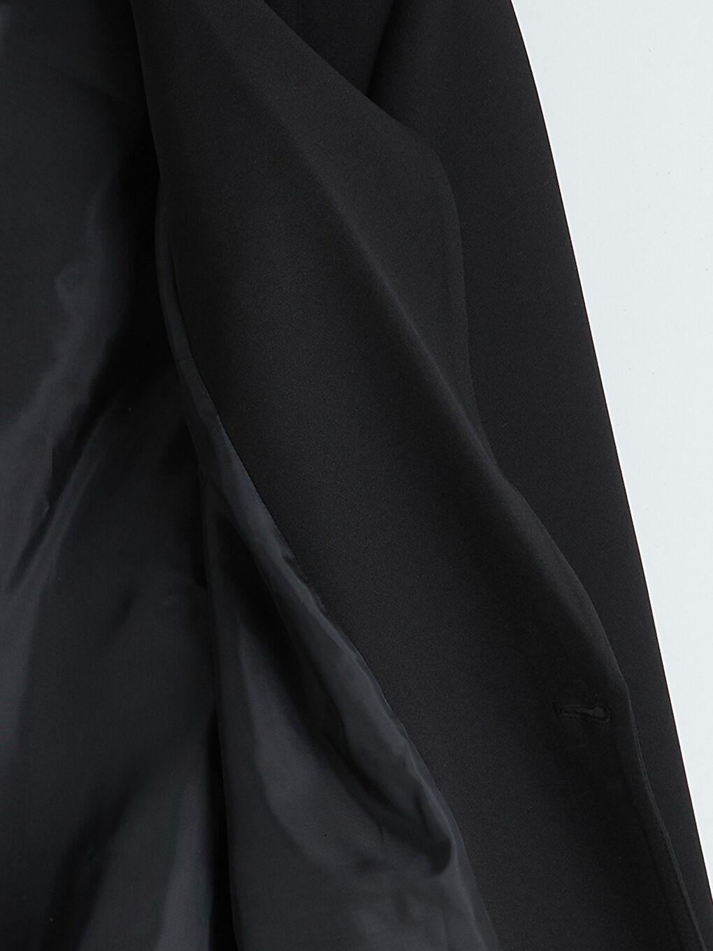 Siyah Kruvaze Yaka Kadın Blazer Ceket-3