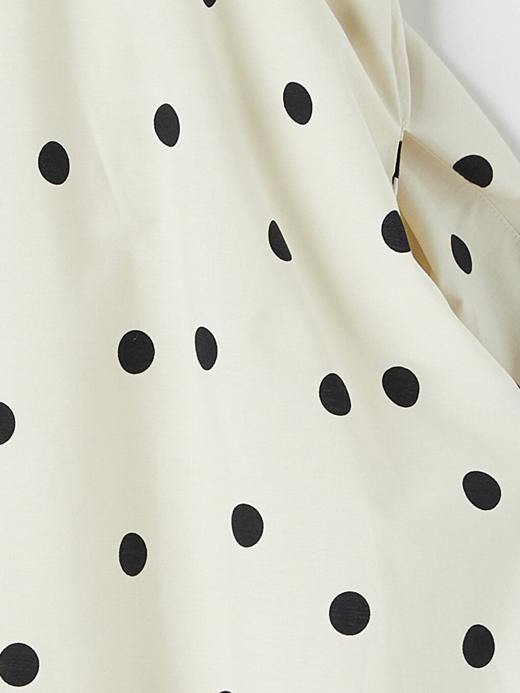 Square Neck Polka Dot Strappy Poplin Dress-7