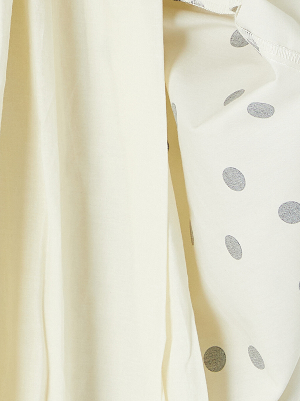 Square Neck Polka Dot Strappy Poplin Dress-8