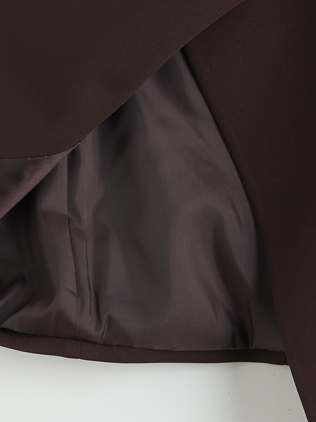 Kahverengi Bisiklet Yaka Kadın Klasik Yelek-2