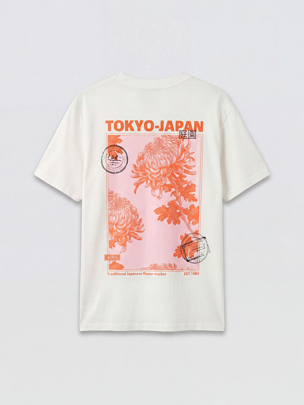 Crew Neck Tokyo Printed Women's T-Shirt-1