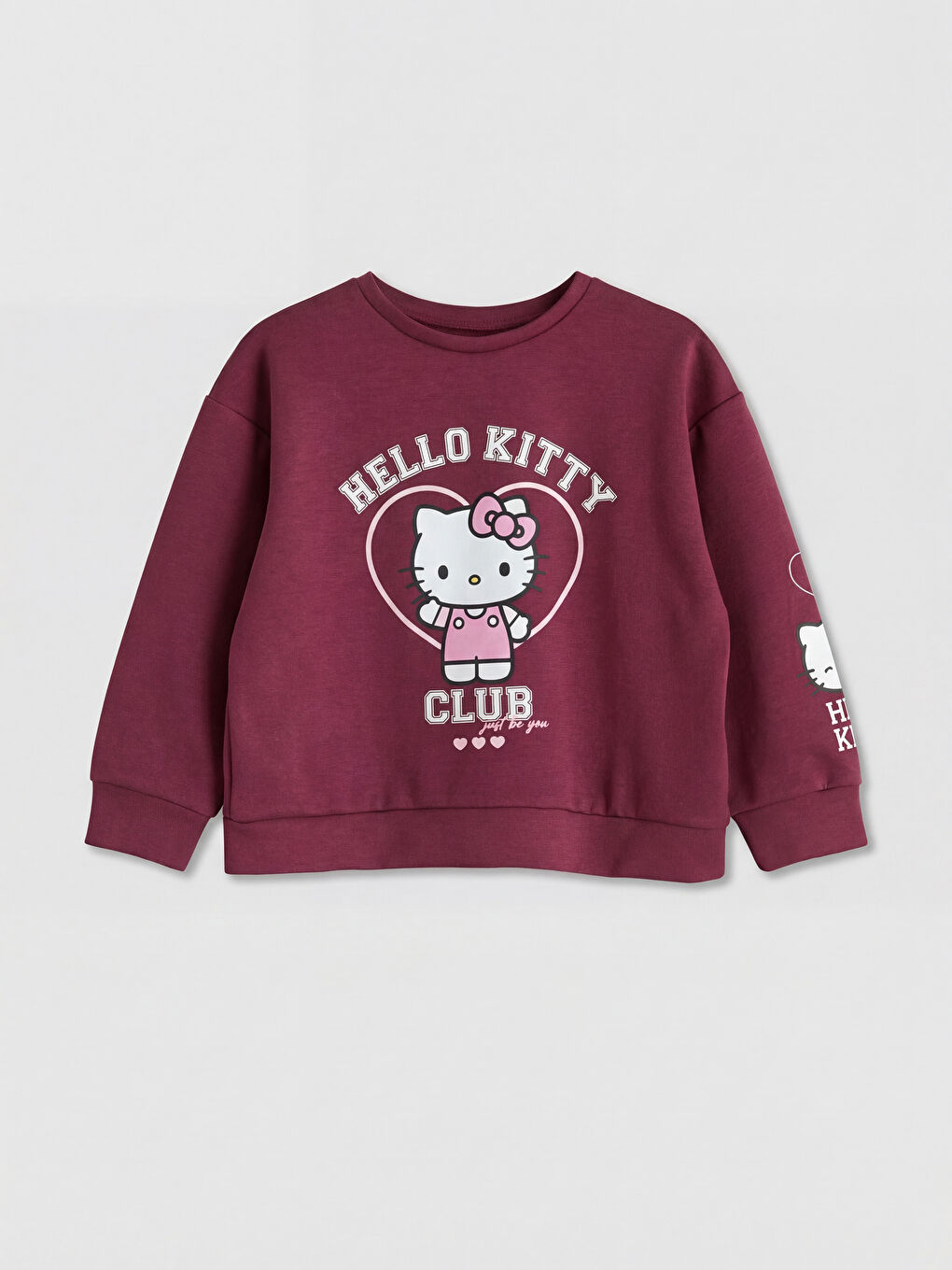 Bordo Hello Kitty Baskılı Kız Çocuk Takım-1