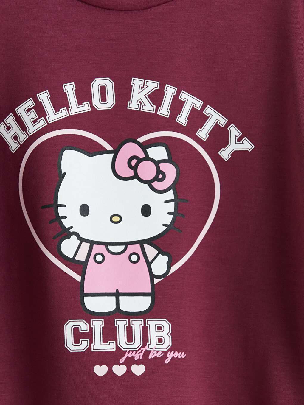 Bordo Hello Kitty Baskılı Kız Çocuk Takım-5
