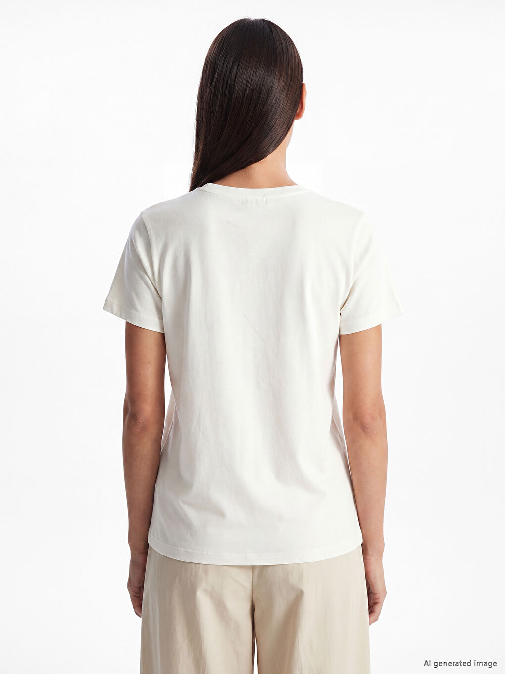 Жена Бяло Тениска-6