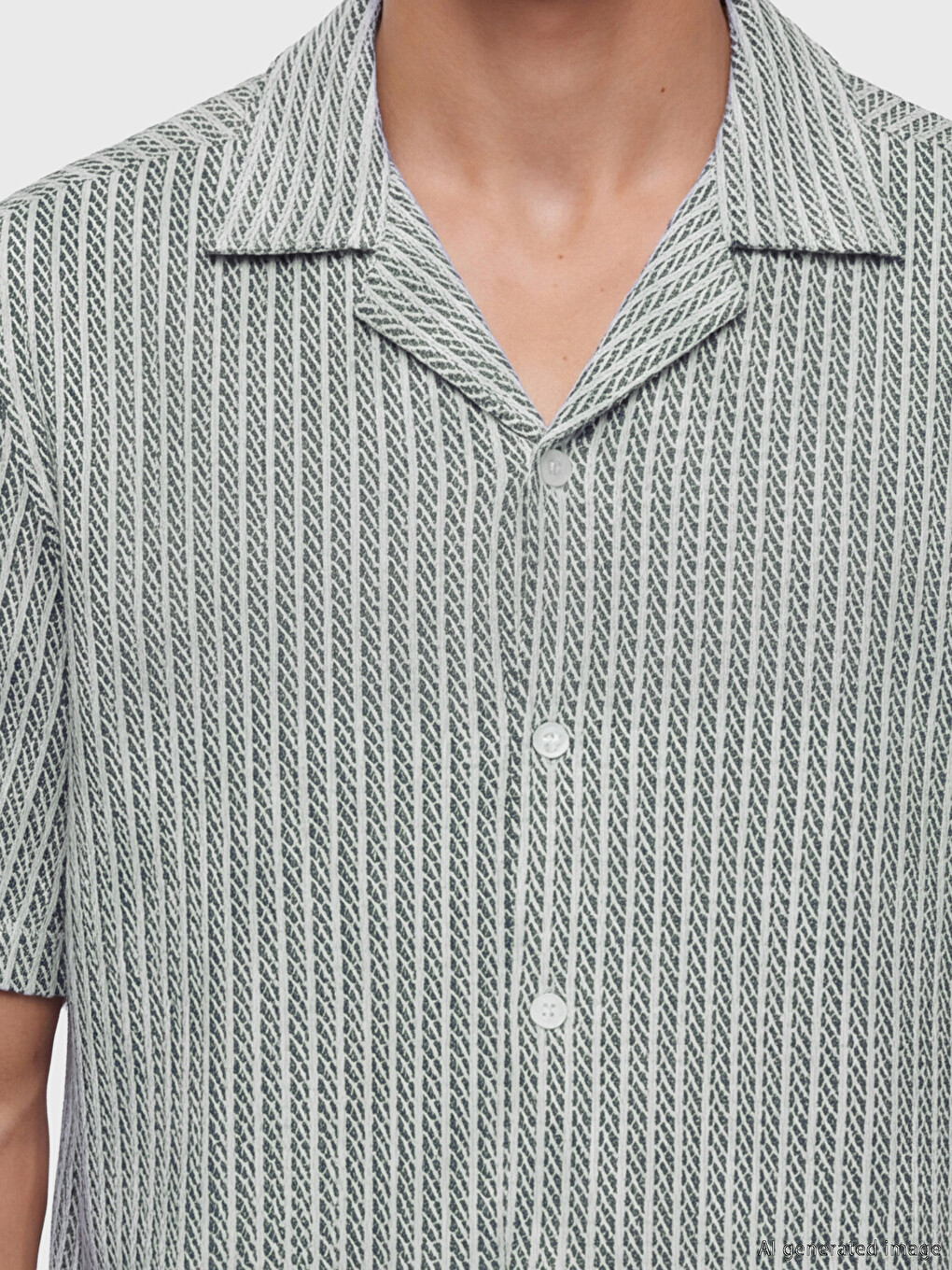Regular Fit Patterned Men's Shirt-2