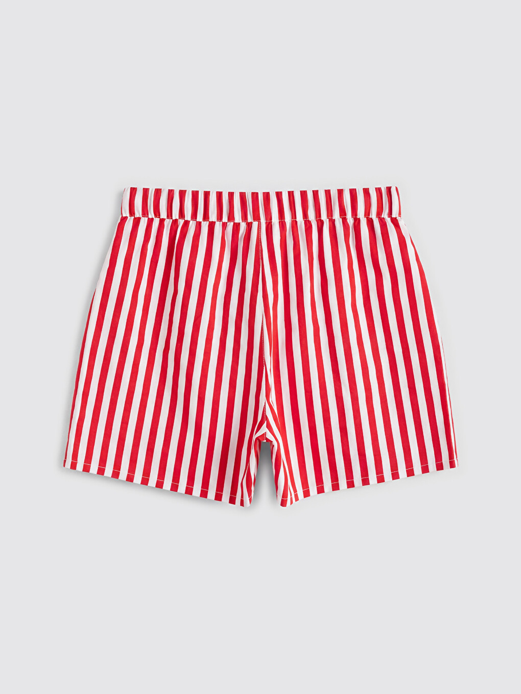 Elastic Waist Striped Women's Shorts-4
