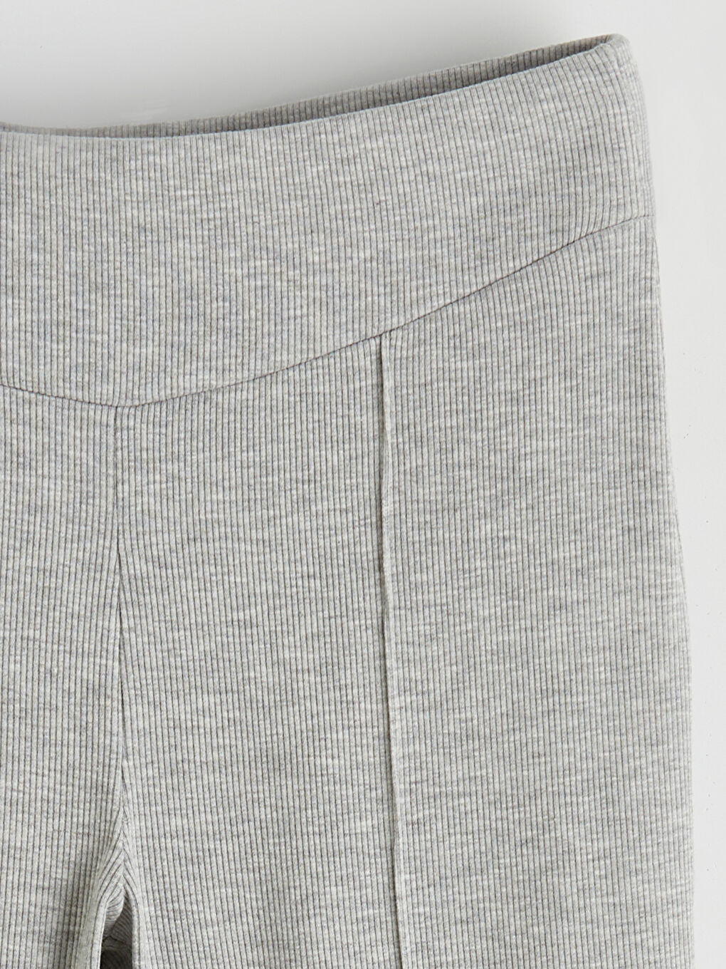 Gri Kısa Kollu Kız Çocuk Tişört ve Tayt-5