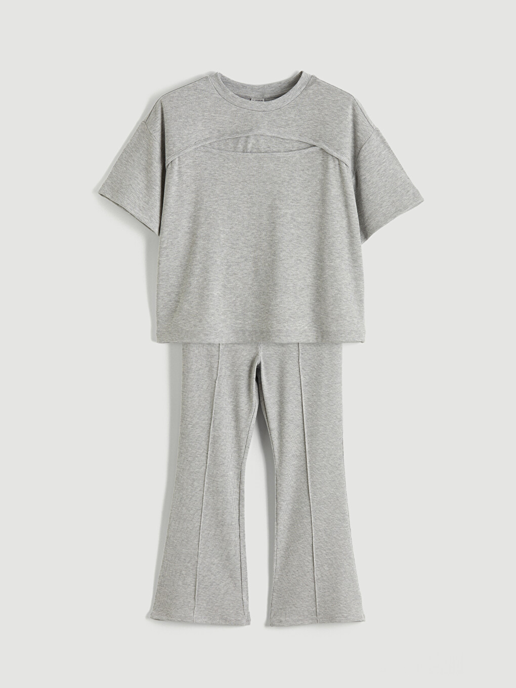 Short Sleeve Girls' T-shirt And Leggings