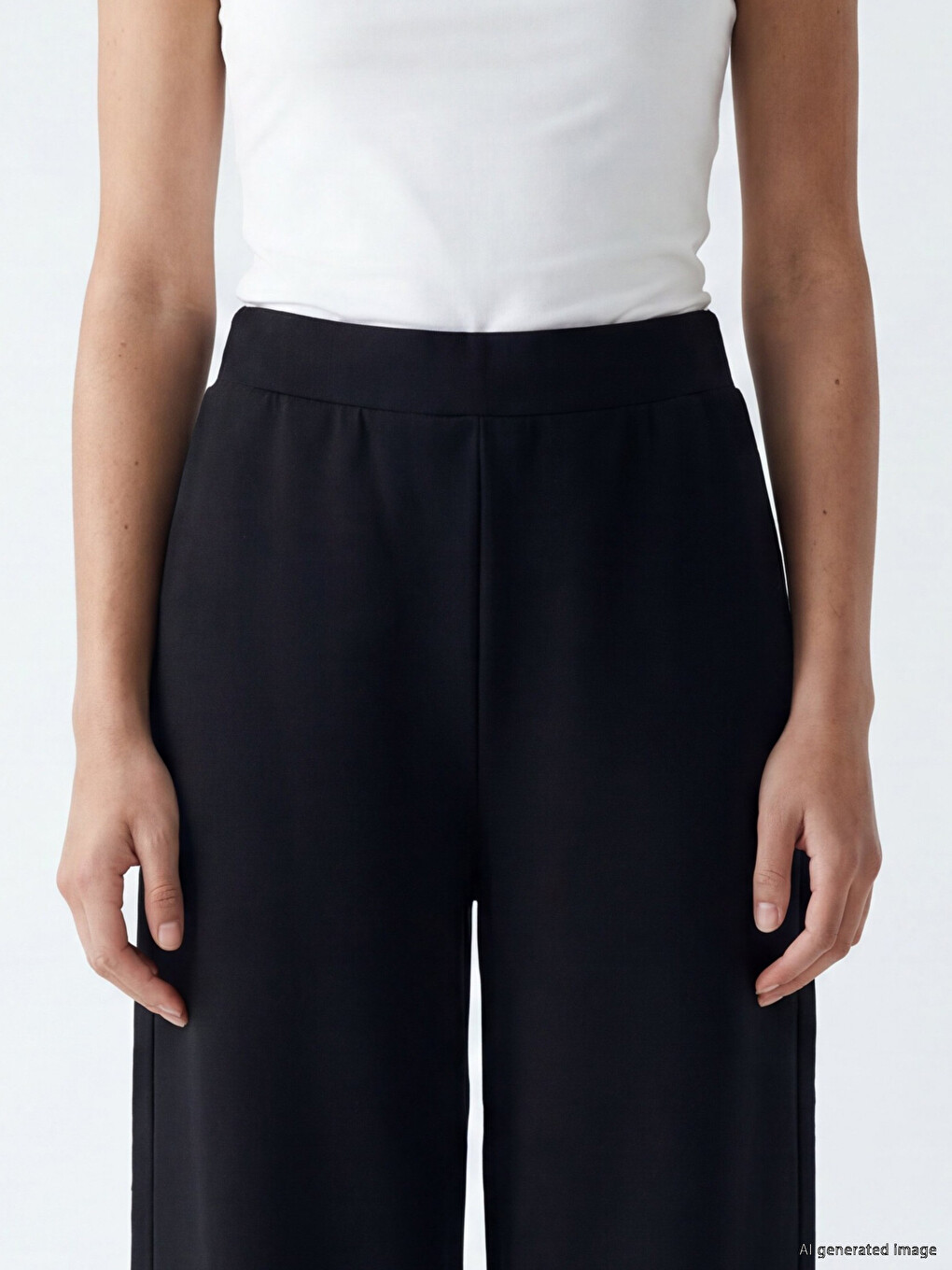Pantaloni De Trening Negru Femeie-2