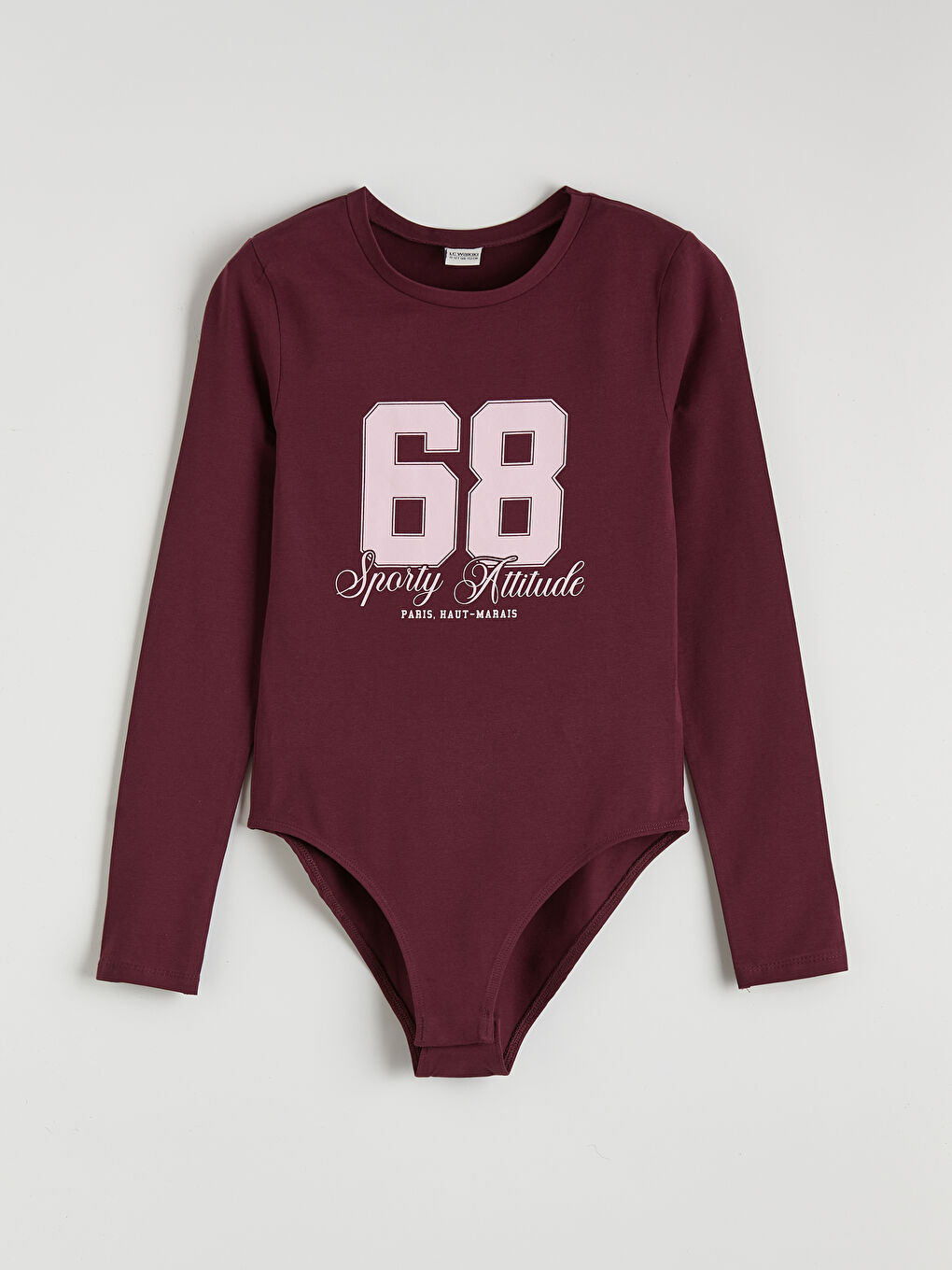 Mürdüm Paris Baskılı Kız Çocuk Çıtçıtlı Body