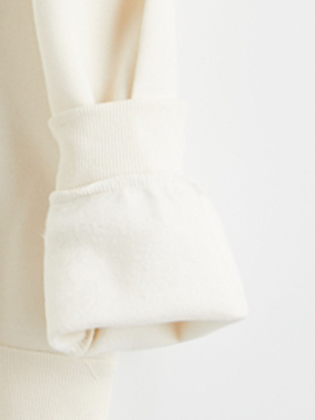 Ekru Los Angeles Baskılı Kız Çocuk Kalın Sweatshirt-2