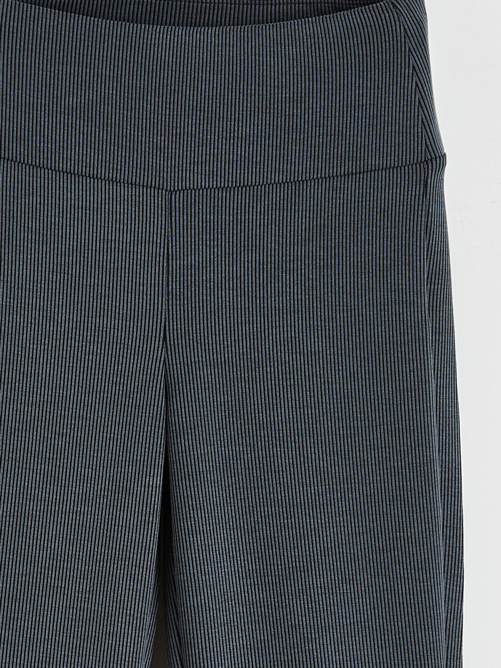 Antrasit Beli Lastikli Ispanyol Paça Kadın Spor Tayt-2