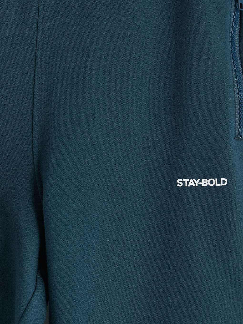 Petrol Erkek Çocuk Jogger Eşofman Altı-2