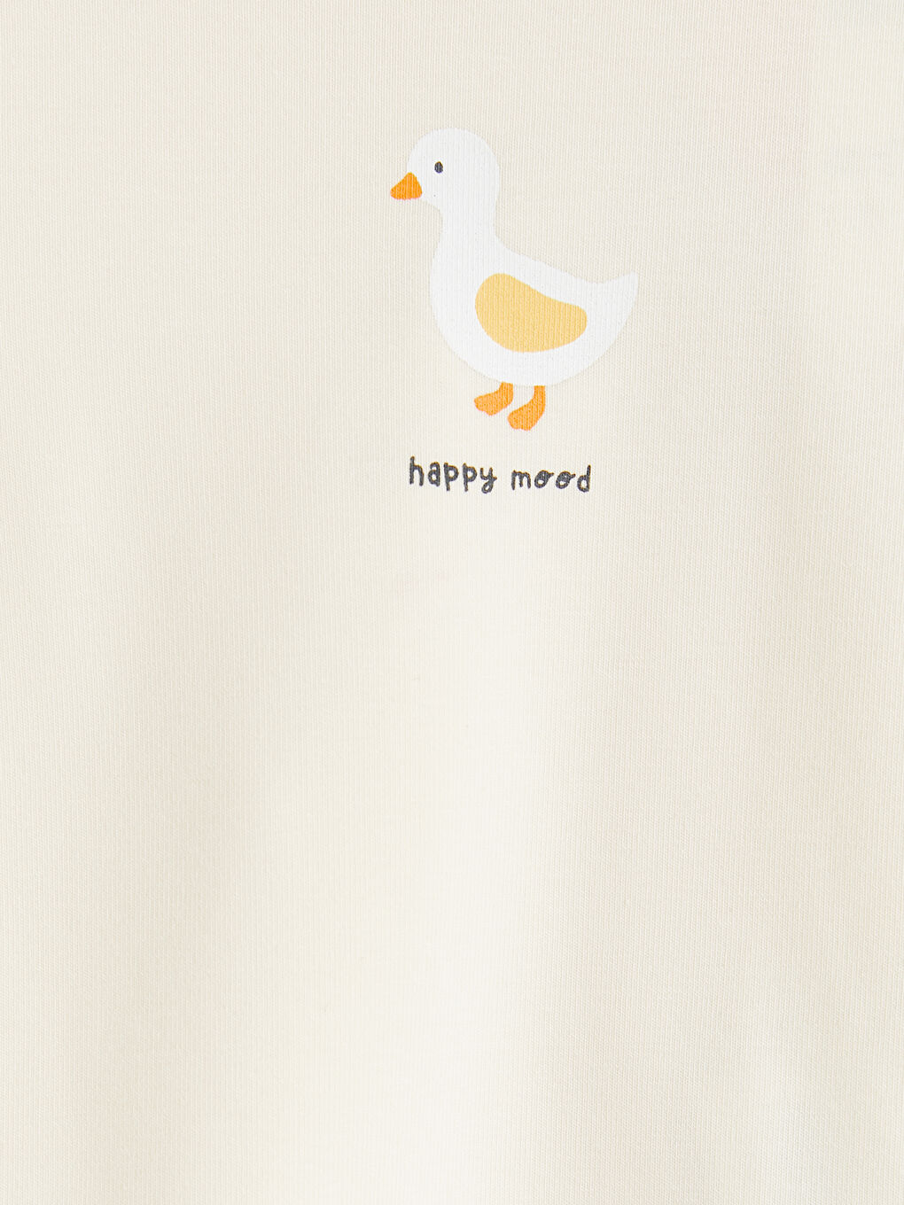 Ekru Baskılı Kız Bebek Tişört ve Tayt-7