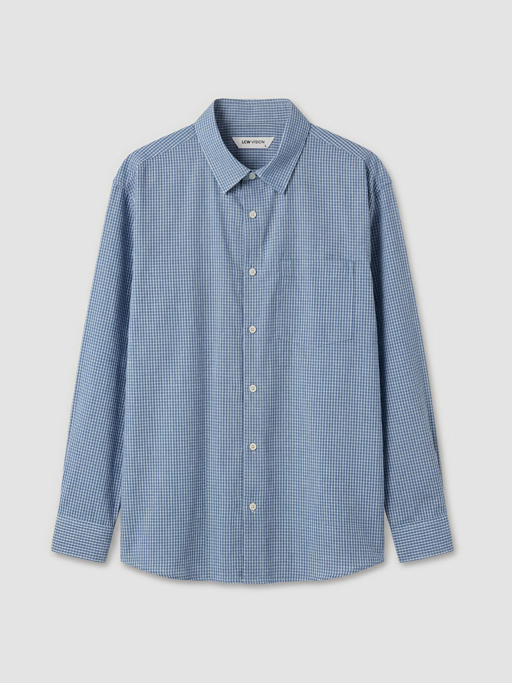 Mavi Regular Fit Ekose Erkek Gömlek