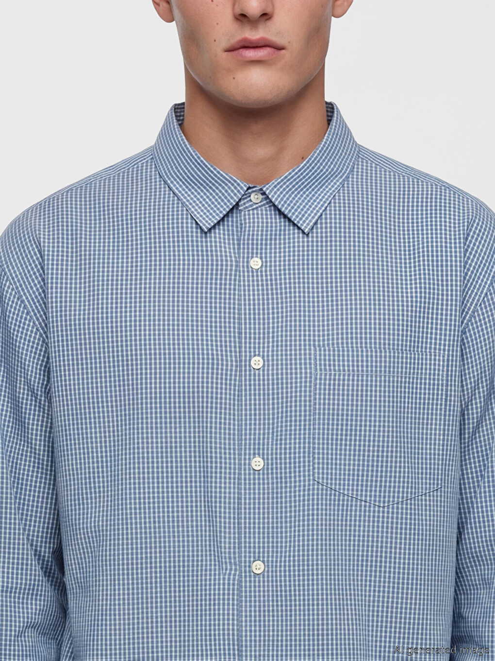 Regular Fit Plaid Men's Shirt-2