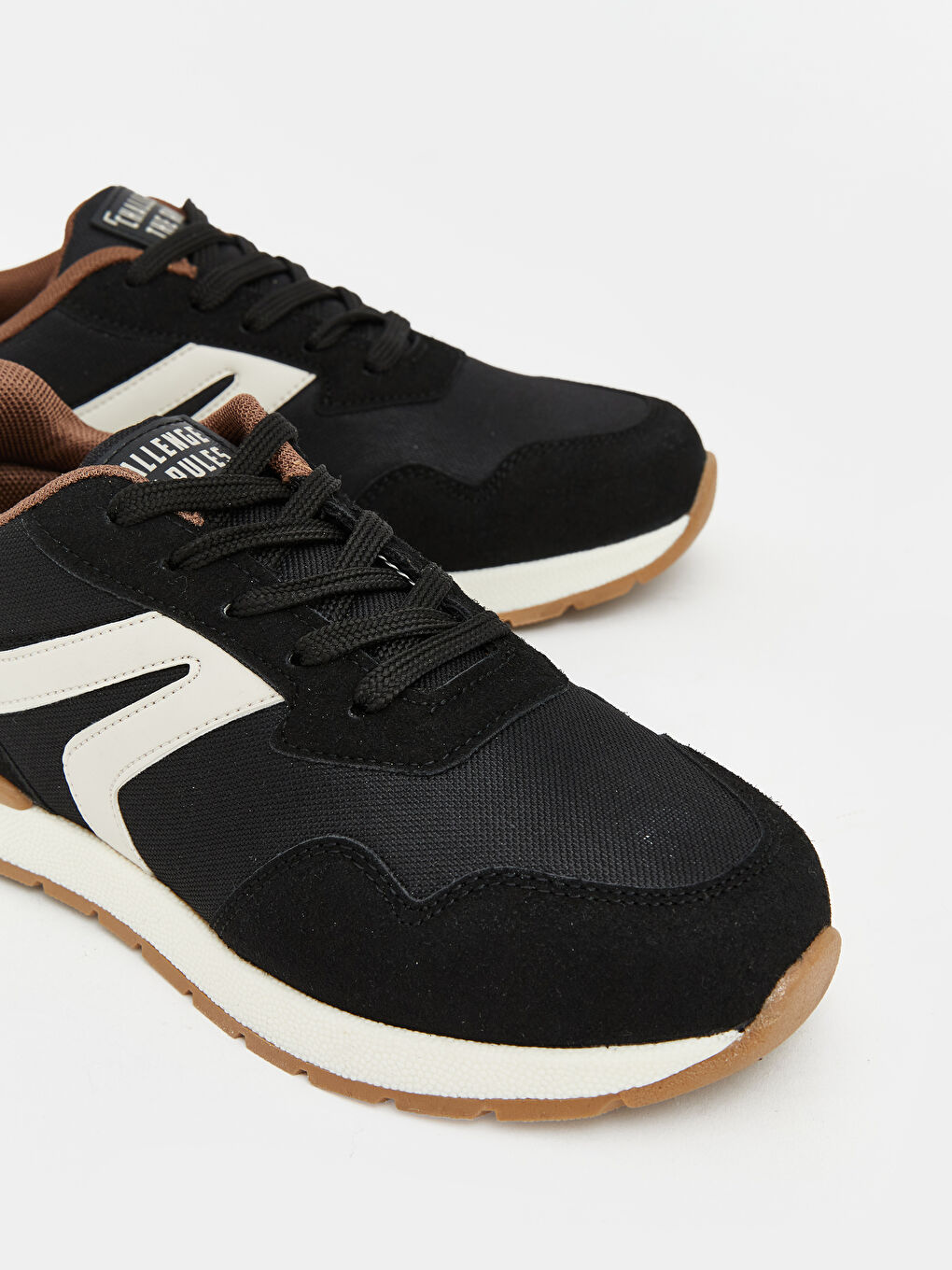 Siyah Bağcıklı Erkek Çocuk Spor Ayakkabı-2